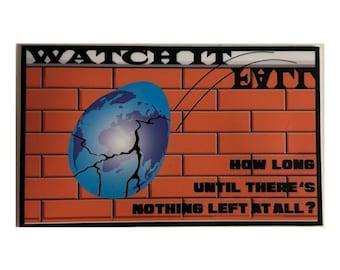 Sticker vinyle BMFS Watch It Fall by Grateful Sweats 2,25 po. h x 4 po. l. vinyle