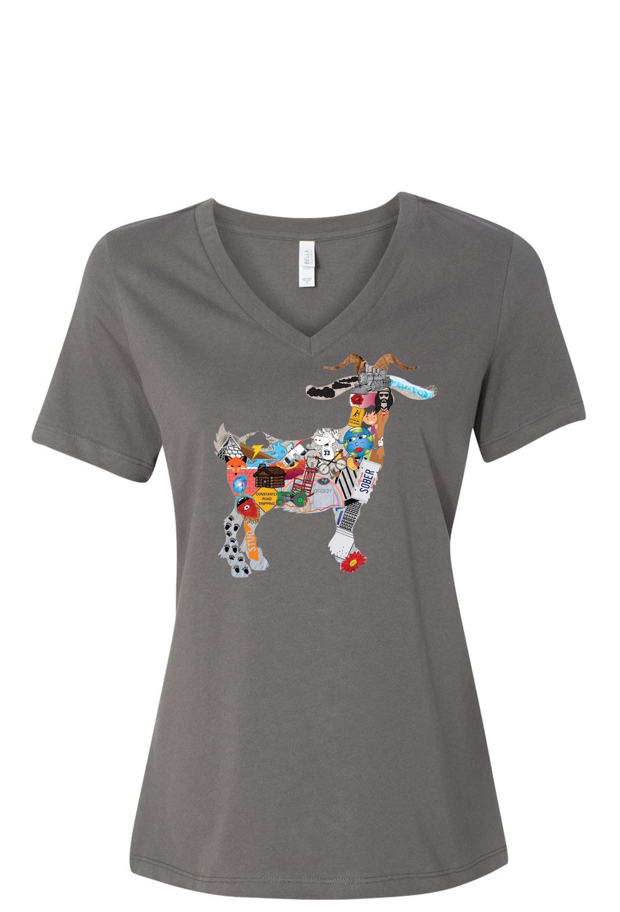 Grateful Sweats Ladies V-neck tee BMFS 33 Songs grey lot t shirt full color design BMFS 33 songs designs cool tour shirt ladies t-shirt