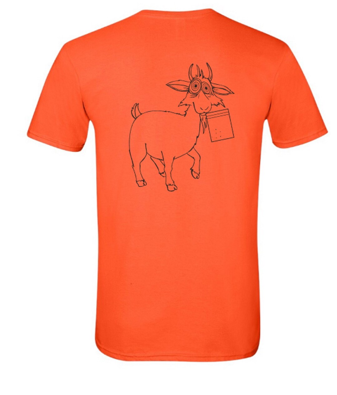 BMFS Shirt Orange Dust in a Baggie Feat. Trip N. Goat Unisex Frontback
