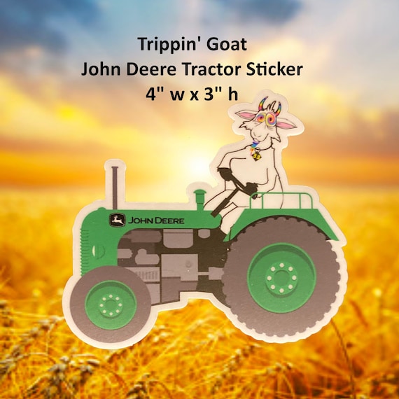 Vinyl Goat- Rainbow Yellow Green Vinyl Goat- Rainbow Yellow Green