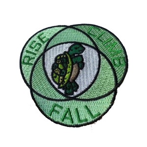 Grateful Sweats Patch Terrapin by Grateful Sweats Iron-on or Sew-on 3&quot; Embridered Grateful Patch