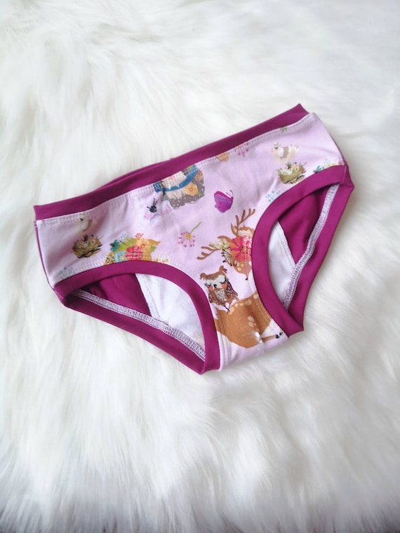 Bobette Girl 5 Years Old Pants Pink Animals Underwear Underwear