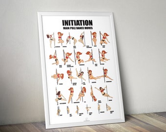 Collection pole dance moves posters