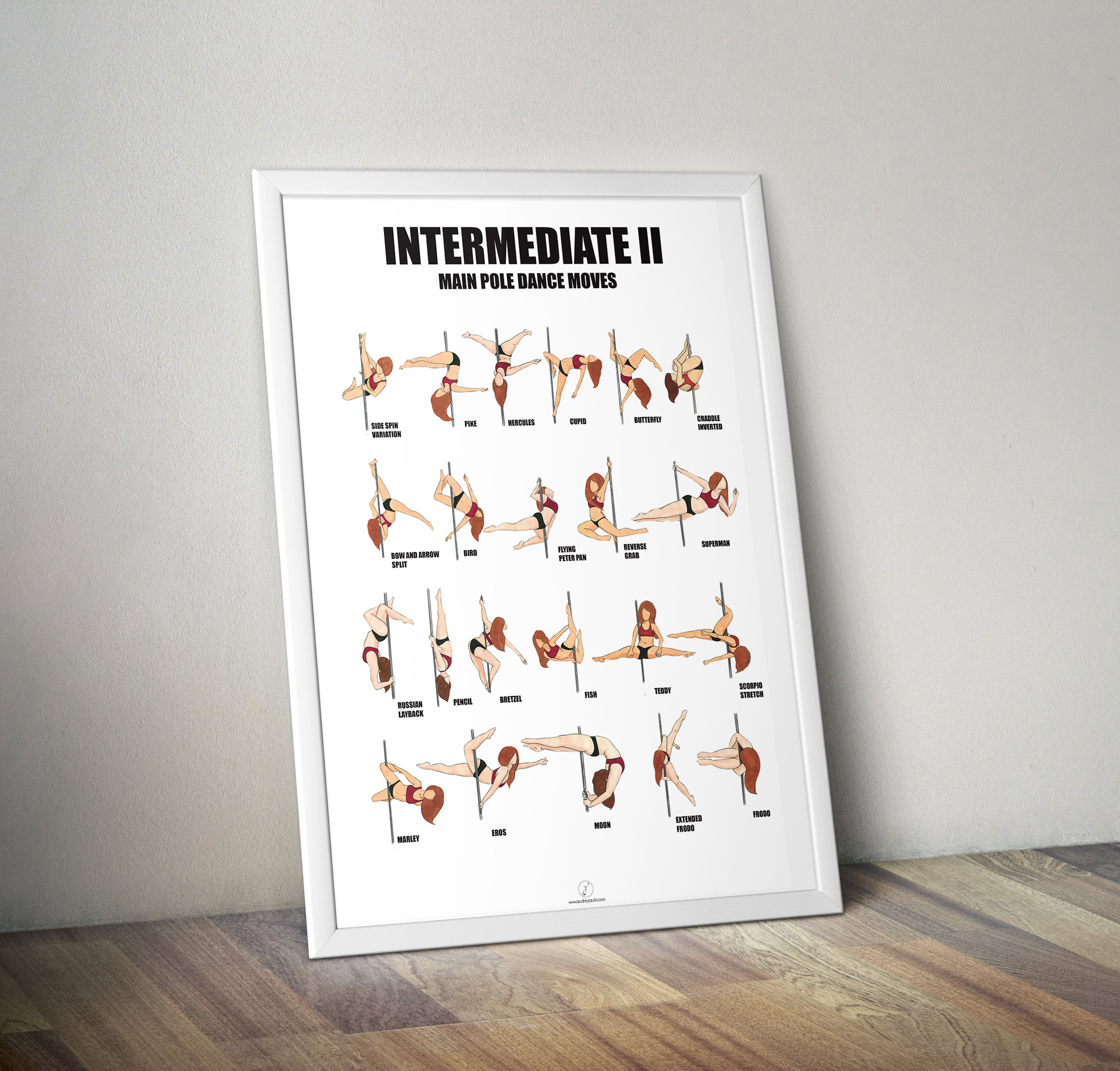 Pole Dance Moves Posters Collection - Etsy
