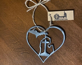 Michigan Cross Christmas Ornament