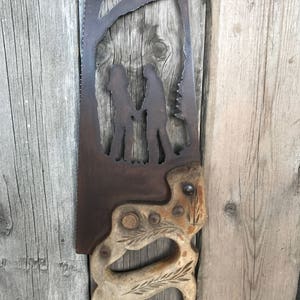 Plasma cut handsaw Man Cave image 7