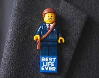 JW Custom Brick Lapel Pin - Minifigure Pin - Theocratic JW Gift