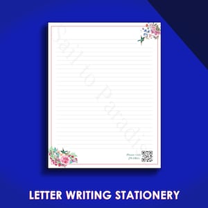 JW Letter Writing Stationery - Carta da lettere JW - Cancelleria - Regali JW - Download immediato - Versione a righe e vuota inclusa