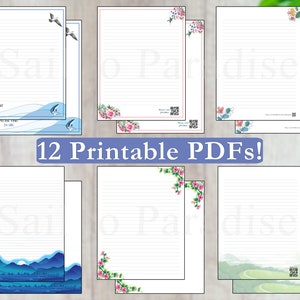 12 File Bundle - JW Letter Writing Stationery - Writing Paper JW - Stationary - JW Gifts - Instant Download