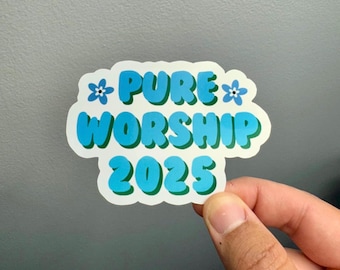 Pure Worship 3 Sticker Pack - JW Pure Worship Convention Gift
