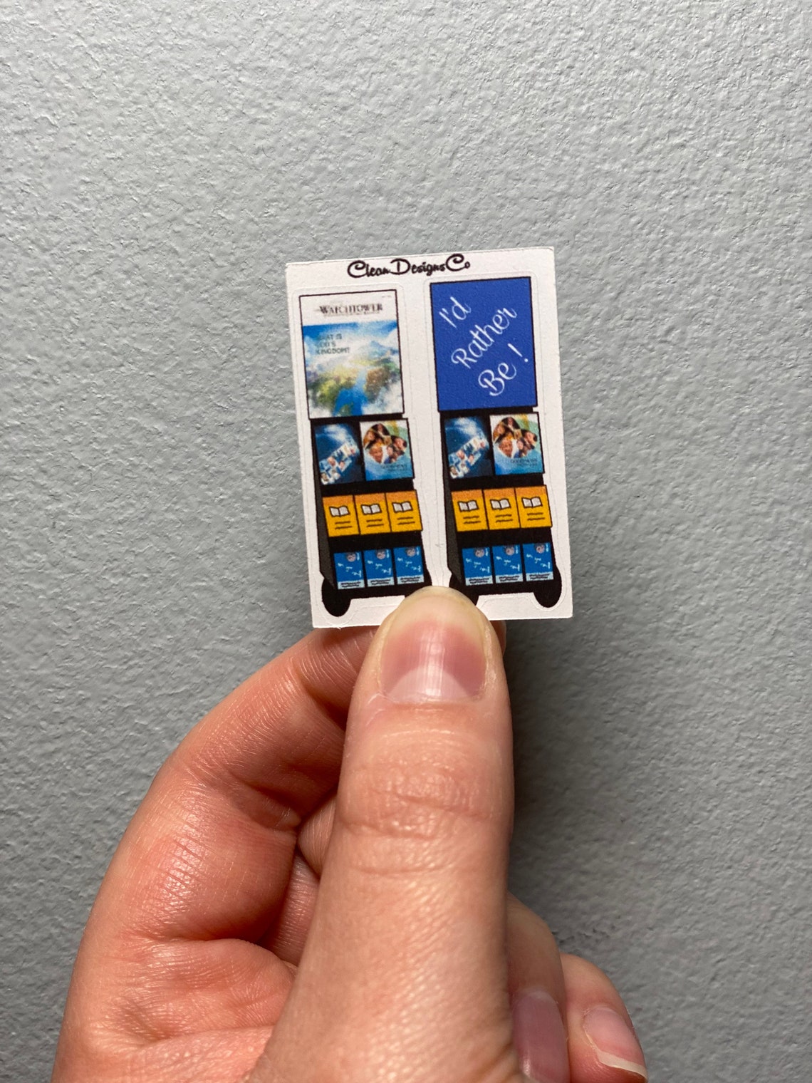 Literature Cart Sticker 2 Pack JW Best Life Ever Etsy