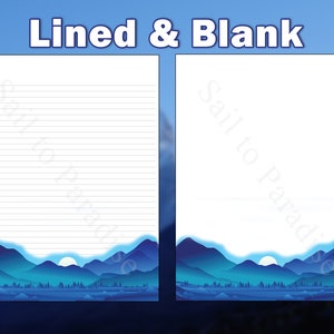 JW Letter Writing Stationery - Writing Paper JW - Stationary - JW Gifts - Instant Download - Ruled & Blank Version included