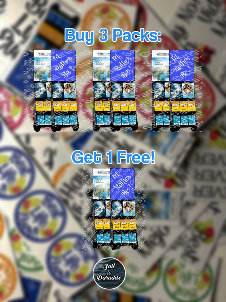 Literature Cart Sticker 2 Pack JW Best Life Ever Etsy