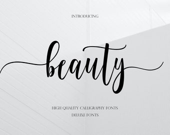Schrift-Download, Digitale Schrift, Kalligraphie-Schrift, Schreibschrift, Handgeschriebene Schrift, Hochzeitsschrift, Pinselschrift, Schriften, Moderne Schrift. Sofortiger Download