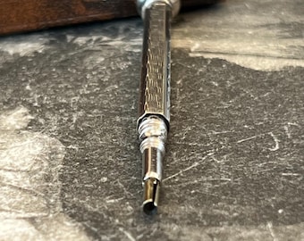 Vintage Wembley 1925 Retractable Pencil | British Empire Exhibition Souvenir | Sapphire Blue Paste Top