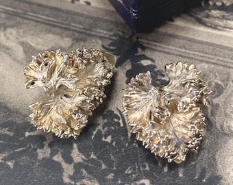 Flora Danica Gold Vermeil Parsley Earrings – 925 Sterling Silver – Eggert Denmark – Clip On