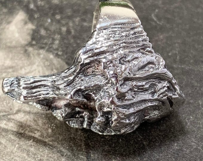 1970 Cave ring by Danish designer Knud V Andersen for Anton Michelsen. 925 Silver