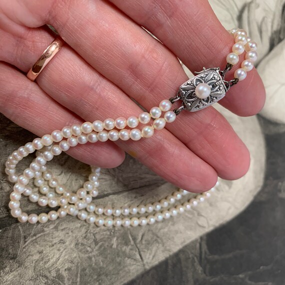 Mikimoto pearl clasp deals