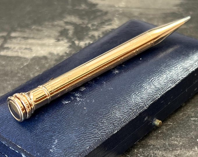 Vintage Wahl Eversharp Gold Filled Mechanical Pencil | Engraved USA Writing Instrument
