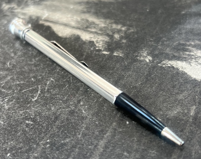Vintage Sterling Silver Propelling Pencil – 1930s–40s Hexagonal Mechanical Pencil – Pocket Pencil