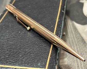 Art Deco 1930s 17.4g 9K Yellow Gold Sampson & Mordan Mechanical