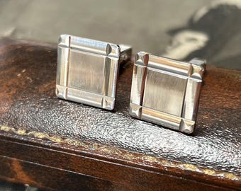 Vintage Solid Sterling Silver Cufflinks | 1978 London Hallmarked