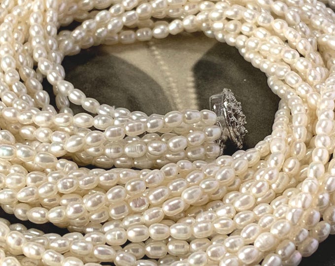 Stunning Mikado Toshi Freshwater Pearl Necklace – 10 Strands – Circa 1960s Japanese Pearl Jewellery – 24"