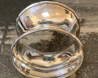 1856 Solid Sterling Silver Napkin Ring Victorian Hallmarked Decorative Wedding Tableware 14.5 grams silver
