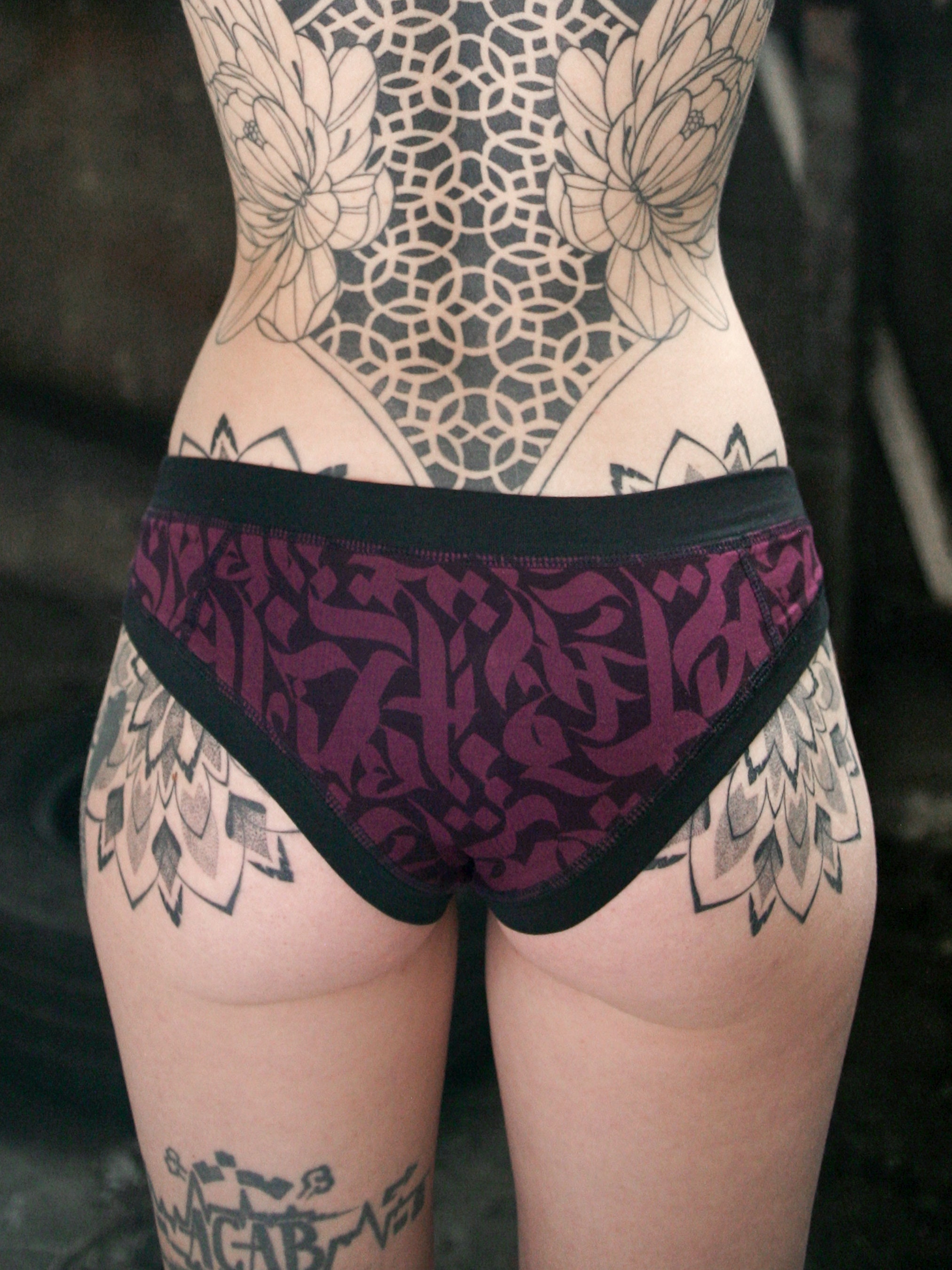 Tattoo Print Panties