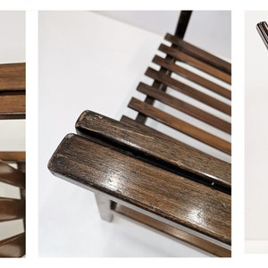 1 von 2 Vintage-Loungesesseln aus Holz, entworfen von Niko Kralj / Industriedesign aus Jugoslawien der 70er Jahre / Moderner Sessel aus der Mitte des Jahrhunderts Bild 10