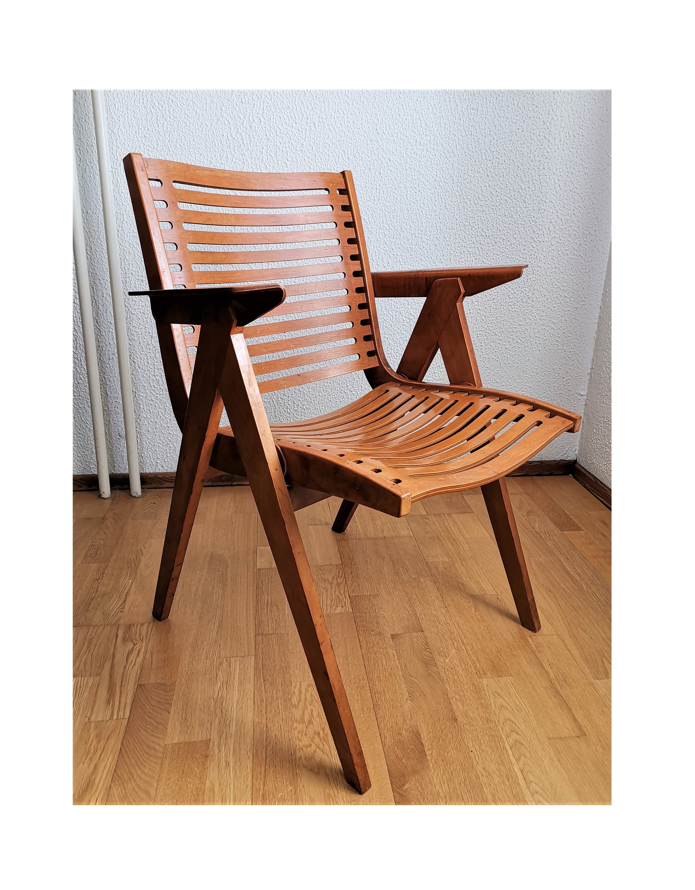 Vintage Rex 120 Lounge Chair / Niko Kralj for Stol Kamnik / 1960s