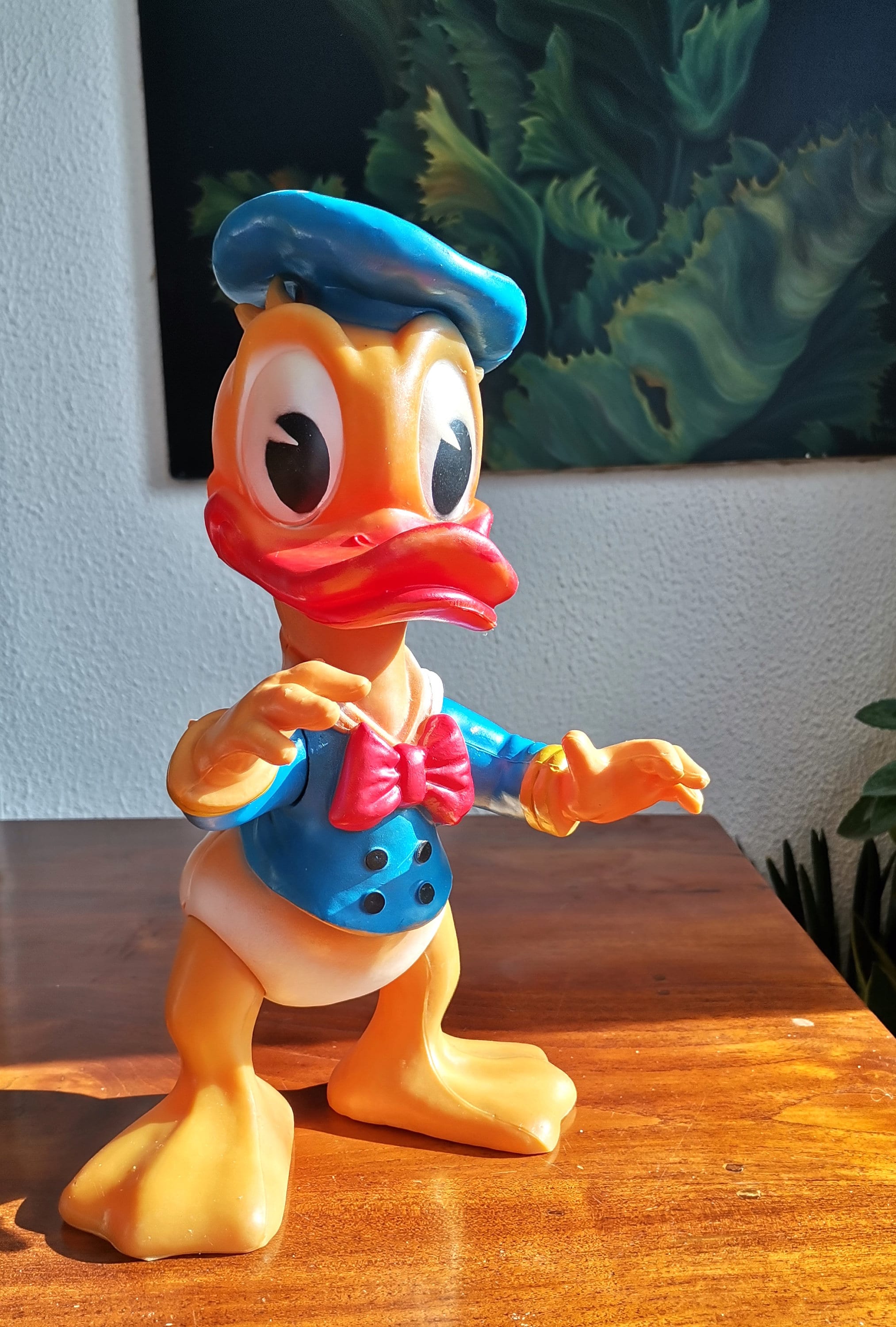 Original Vintage Walt Disney Donald Duck / Rubber Toy