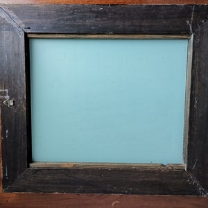 Miroir encadré vintage / Miroir à cadre feuille dor / 19ème siècle / Miroir Biedermeier image 5