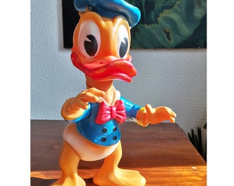 Original Vintage Walt Disney Donald Duck / Gummispielzeugfigur / Walt Disney 1963