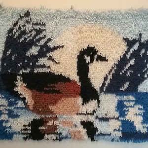 Goose on pond