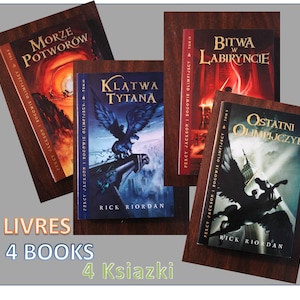 Rick Riordan, Novels, Collection translated into Polish - full sale 4 books