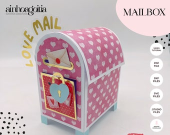 Mailbox Template SVG: DIY Papercraft Box (Digital Download)