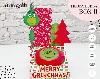 Hubba Bubba Box II Template SVG: Chewing Gum Holder (Digital Download)