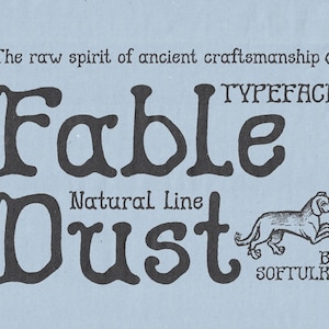 Fable Dust Medieval Font | Grunge Serif Typeface | Fantasy Display Font | Distressed Vintage Font | Gothic Storybook | OTF TTF WOFF