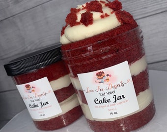 Red Velvet Cake Jar