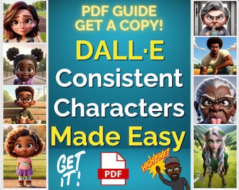 Prompt Guide: Creating Consistent Characters - ChatGPT DALLE - GPT Prompt - Prompt Templates - AI Art Examples