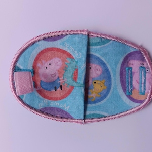 Parche ocular reutilizable de algodón de Peppa Pig para niños, ideal para el tratamiento del ojo vago, estrabismo, gafas, ambliopía y terapia de oclusión.