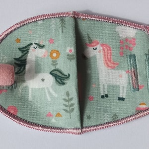 Unicorns reusable orthoptic eye patch for kids with lazy eye,  amblyopia, squint, amblyopia, glasses