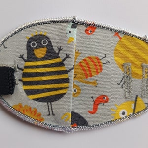 Little Monsters reusable orthoptic eye patch for kids & adults with lazy eye,  squint, amblyopia, glasses