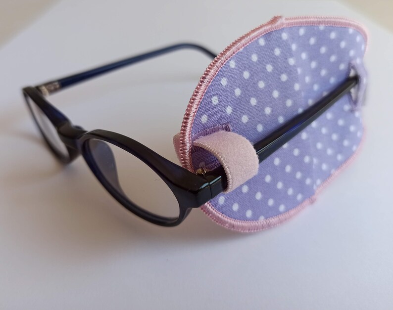 Dotty Lilac Reusable Cloth Fabric Eye Patch for Kids With Lazy Etsy