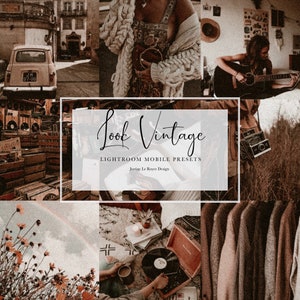Lightroom Mobile Presets, look Vintage
