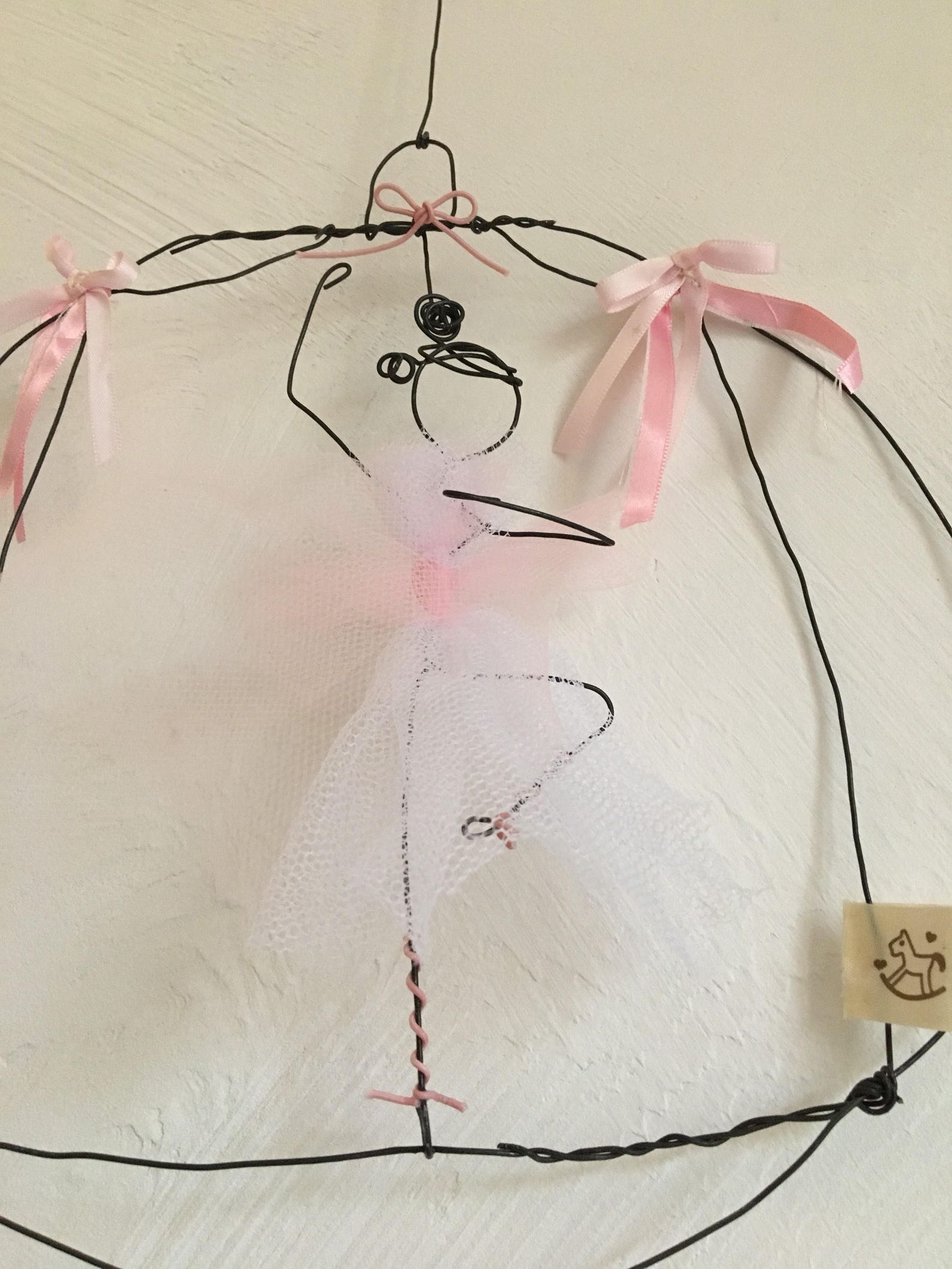 Danseuse étoile en fil de fer à suspendre dans une chambre - Etsy France