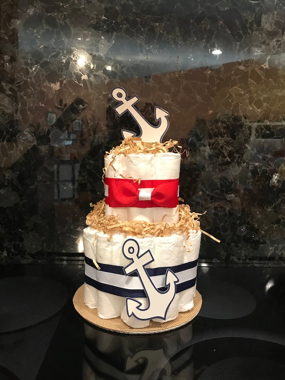 anchor diaper cake