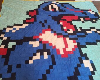Totodile Pixel Art Etsy