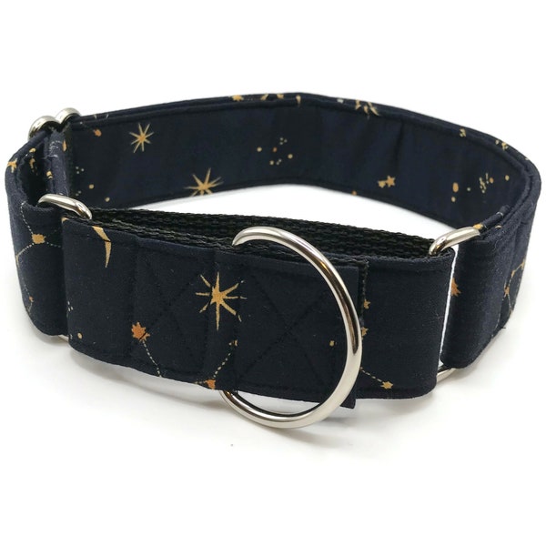 Star Martingale Dog Collar, Buckle Collar, Puppy Training Collar